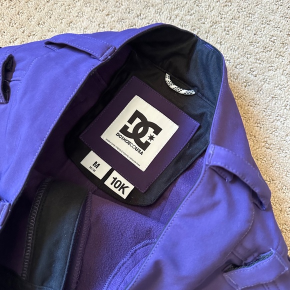 Womens DC Snow pants, Purple Size Medium - Picture 4 of 9